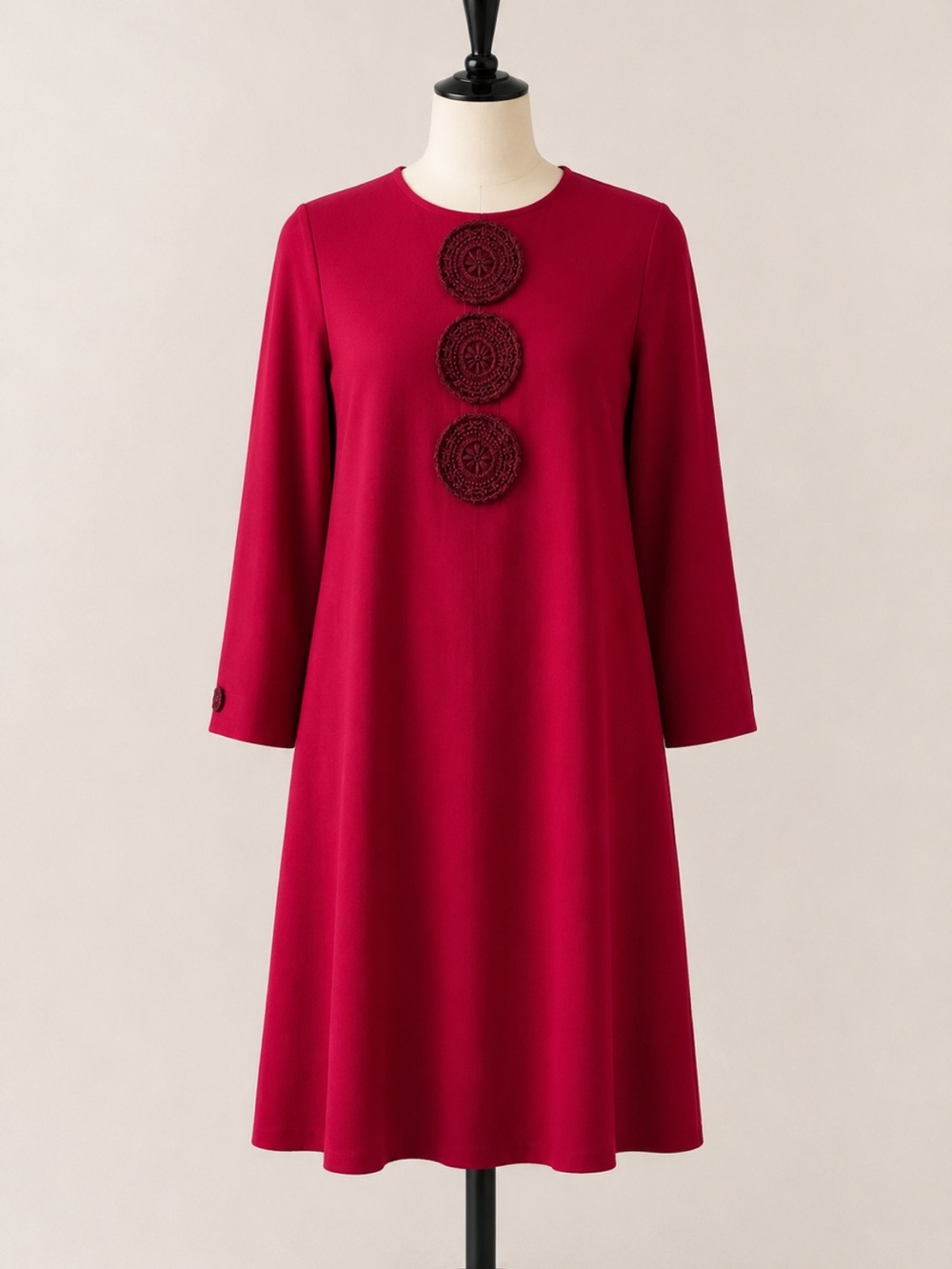 COS beautiful burgundy dress L